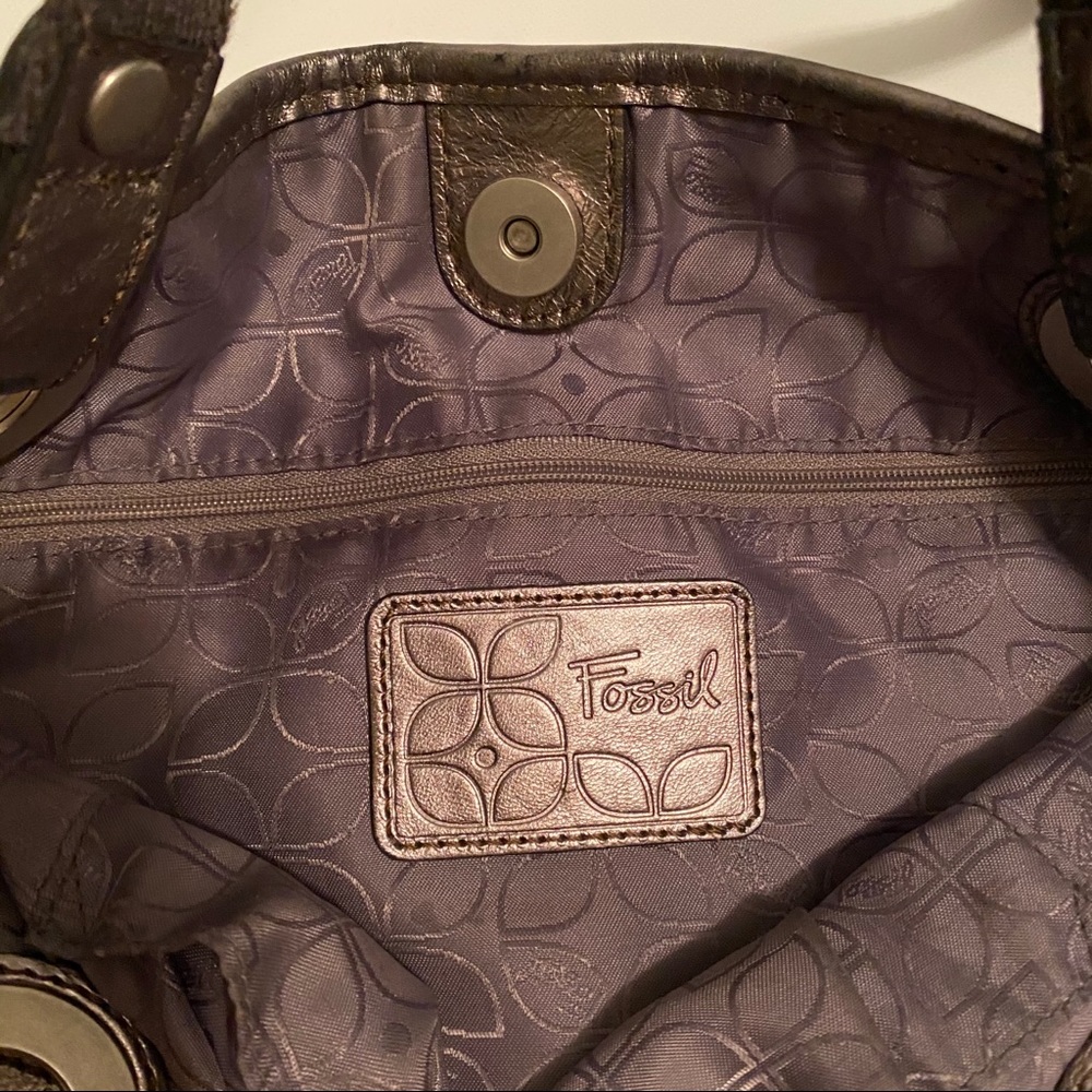 Metallic Fossil Satchel - image 8